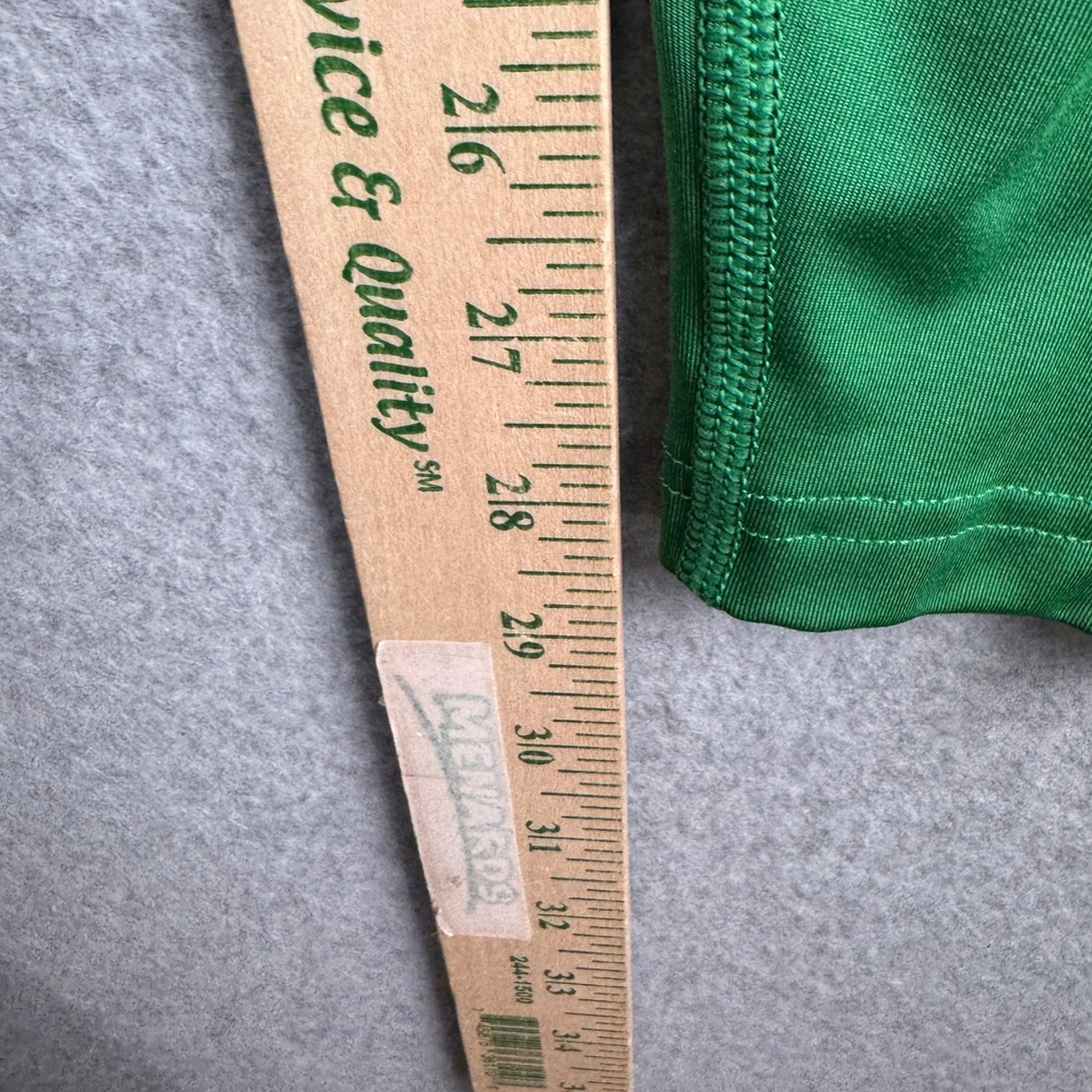 Nike Compression Tights Mens Medium Green NSU Norfolk State Ankle Zip Leggings - Picture 8 of 9